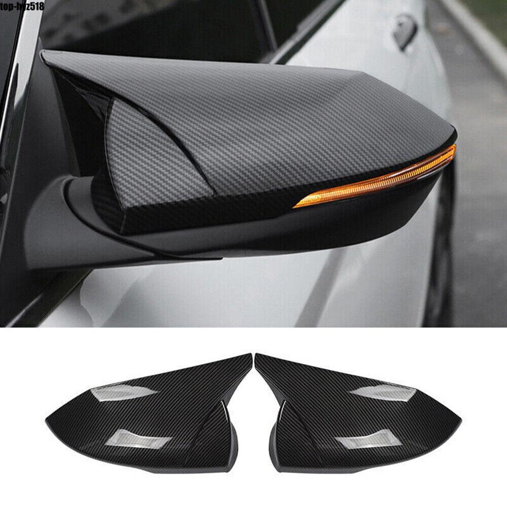 For Hyundai Elantra 2025 2025 Car Rearview Side Mirror Cover Wing Cap Exterior Sticker Door Rear View Case Trim Carbon Fiber