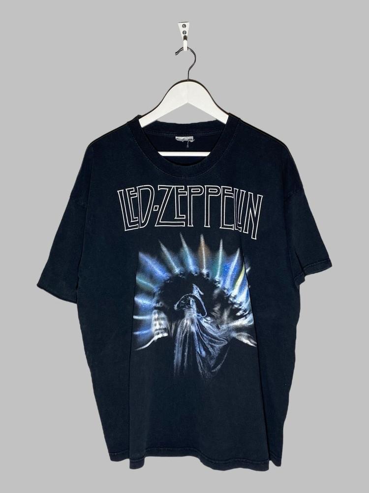 

Led Zeppelin Графическая футболка унисекс в ретро-стиле Черная S5XL KH10987 XL