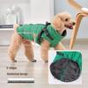 Warm Reflective Dog Coat with Harness - Thickened Cotton for Autumn/Winter