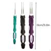 3x Dreadlock Crochet Pin Hair Making 1 Hook 2 3 Hooks Practical Braiding Tool