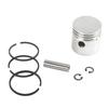High Performance Air Compressor Piston Kit with Essential Accessories Including Pins and Circlips for Effective Repairs