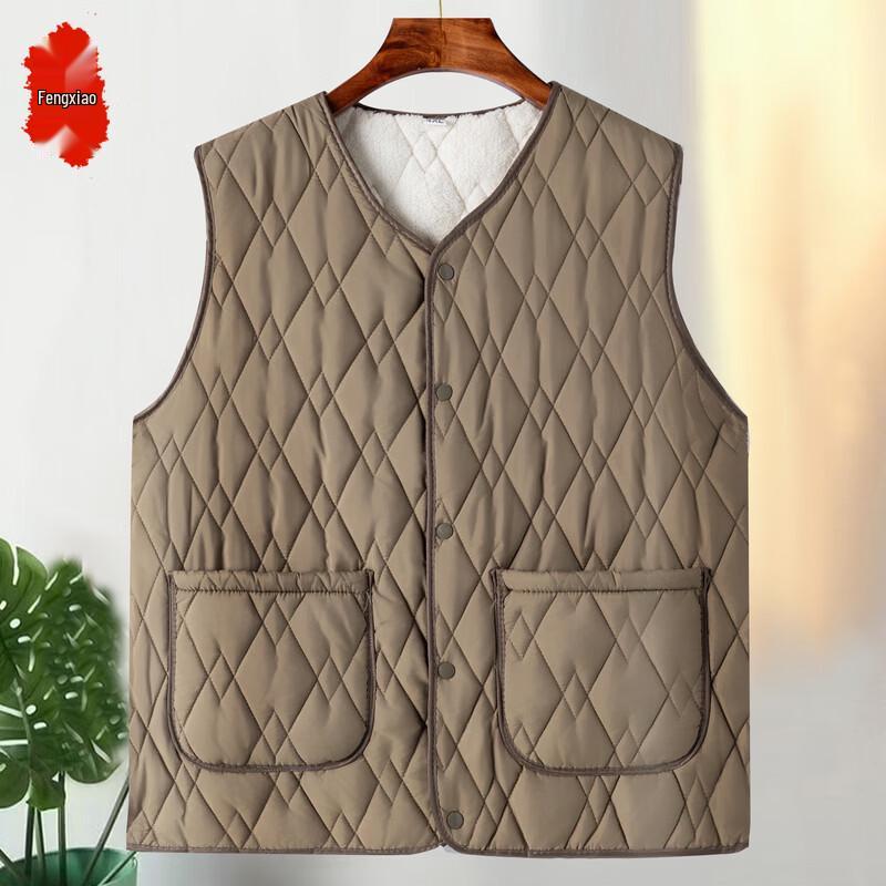 Women's Plus Velvet Thickened Warm Vest for Middle-aged & Elderly