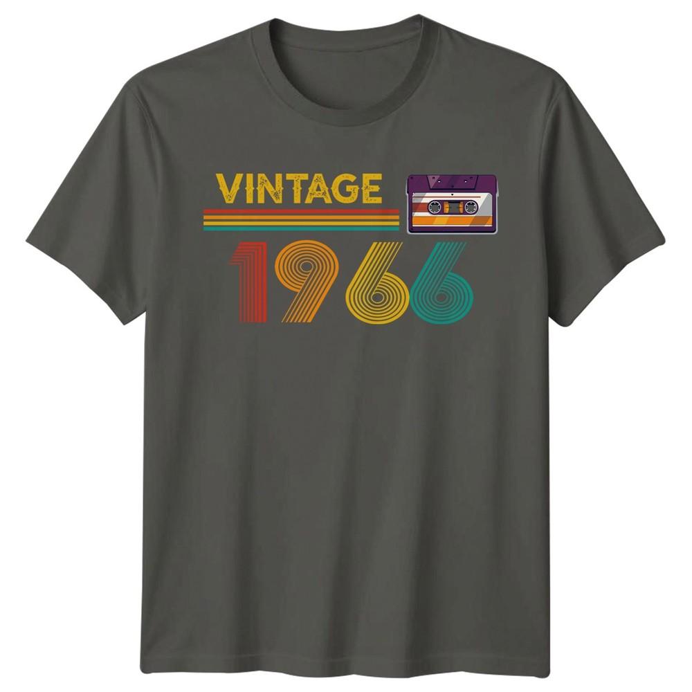 Vintage 1966 60th Birthday Birthday Unisexs TShirt Retro Cassette