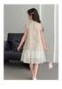 Girls' Floral Dress, Summer New Style, Super Beautiful Sleeveless Vest Dress, Middle-aged Children's Summer Dress, Fashionable Princess Dress