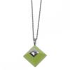 HERMES   Necklace Anise green/Silver Metal Women