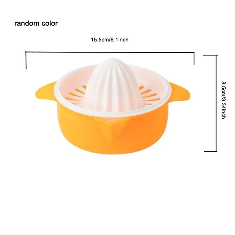 1PC Orange Manual Lemon Juicer Mini Fruit Juicers Wooden Lemons Squeezer Portable Hand Press Citrus Juice Kitchen Tool