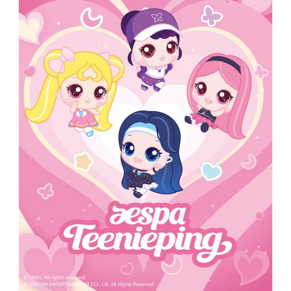 [VORBESTELLUNG] aespa Teenieping X aespa ÜBERRASCHUNGS-PLÜSCHSCHLÜSSELANHÄNGER