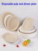 Disposable Oval Paper Plates for Meals and BBQ In Small, Medium, Large Sizes