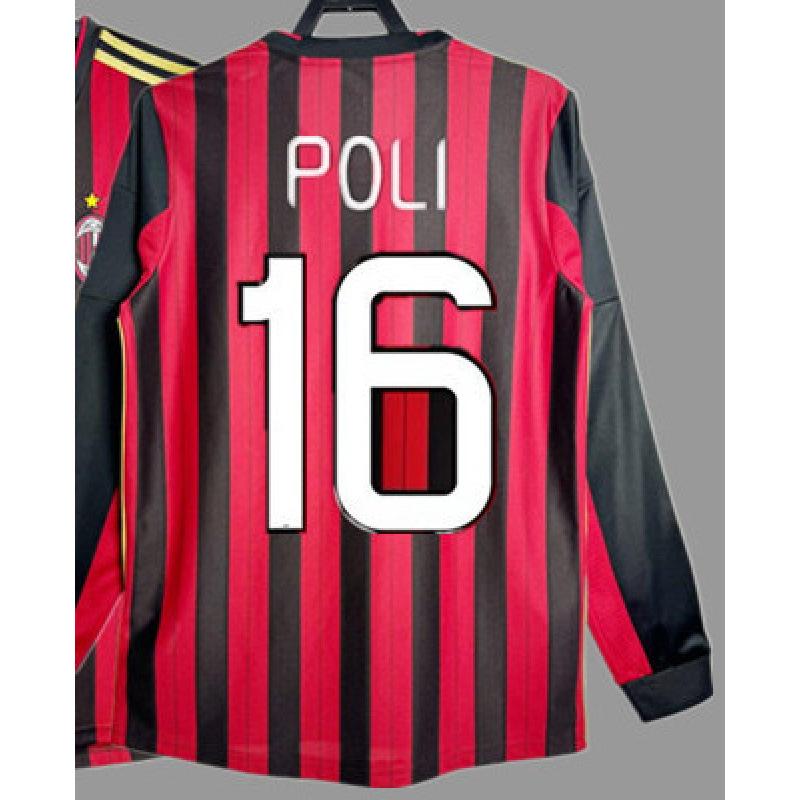 Vintage jersey AC Milan Maldini Kaka Inzaghi Pirlo football jersey classic nostalgic tracksuit S