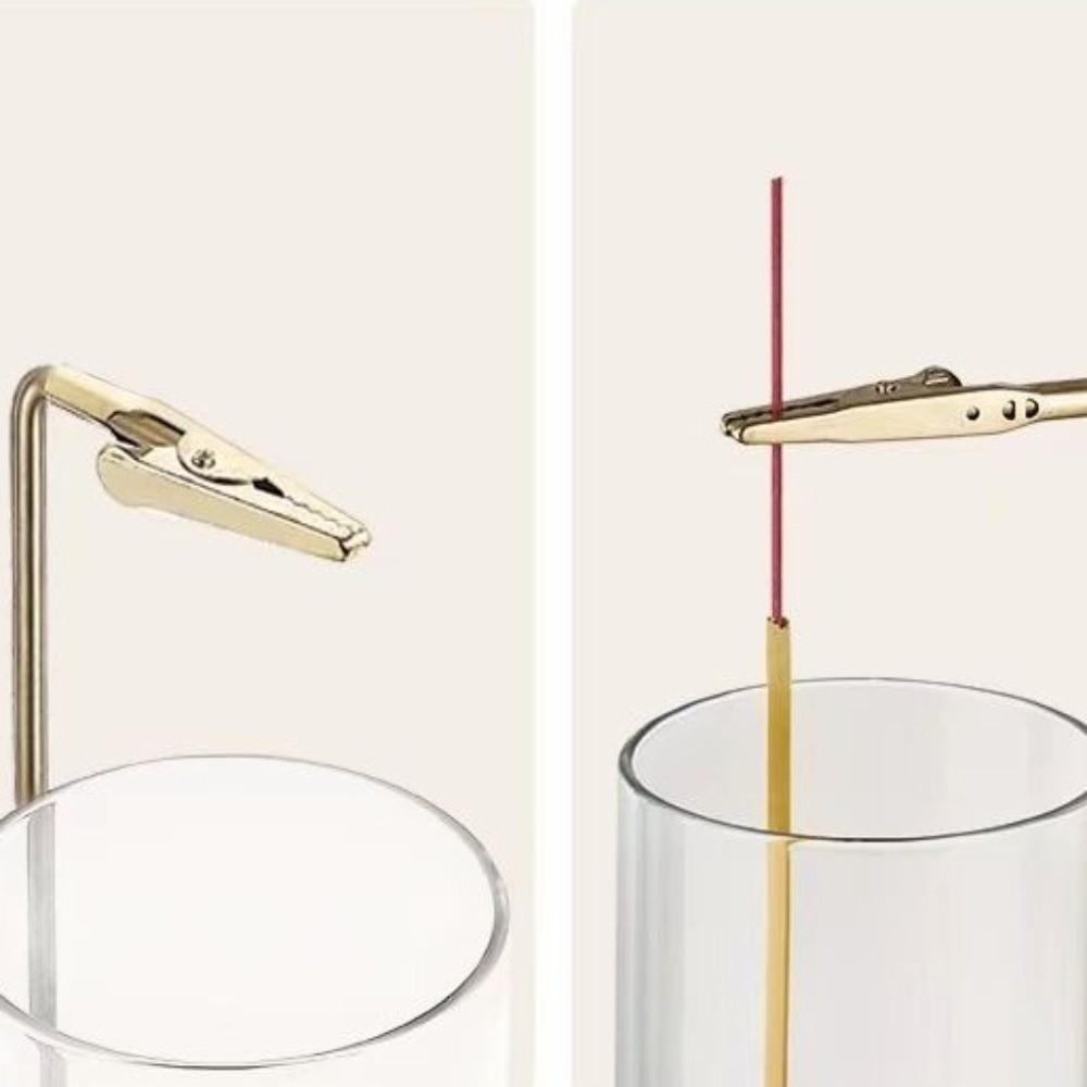 Minimalistický stojánek na vonné tyčinky Zenový kadidelník Moderní skleněný popelník Domácí dekorace