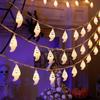 Halloween LED Pumpkin, Ghost & Bat Decorative String Lights for Courtyard Party - Colorful Atmosphere Lights