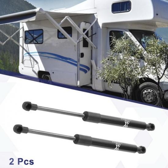 

2Pcs 12 Inch 85Ibs 380N Black Lift Supports Gas Struts Universal for RV Car