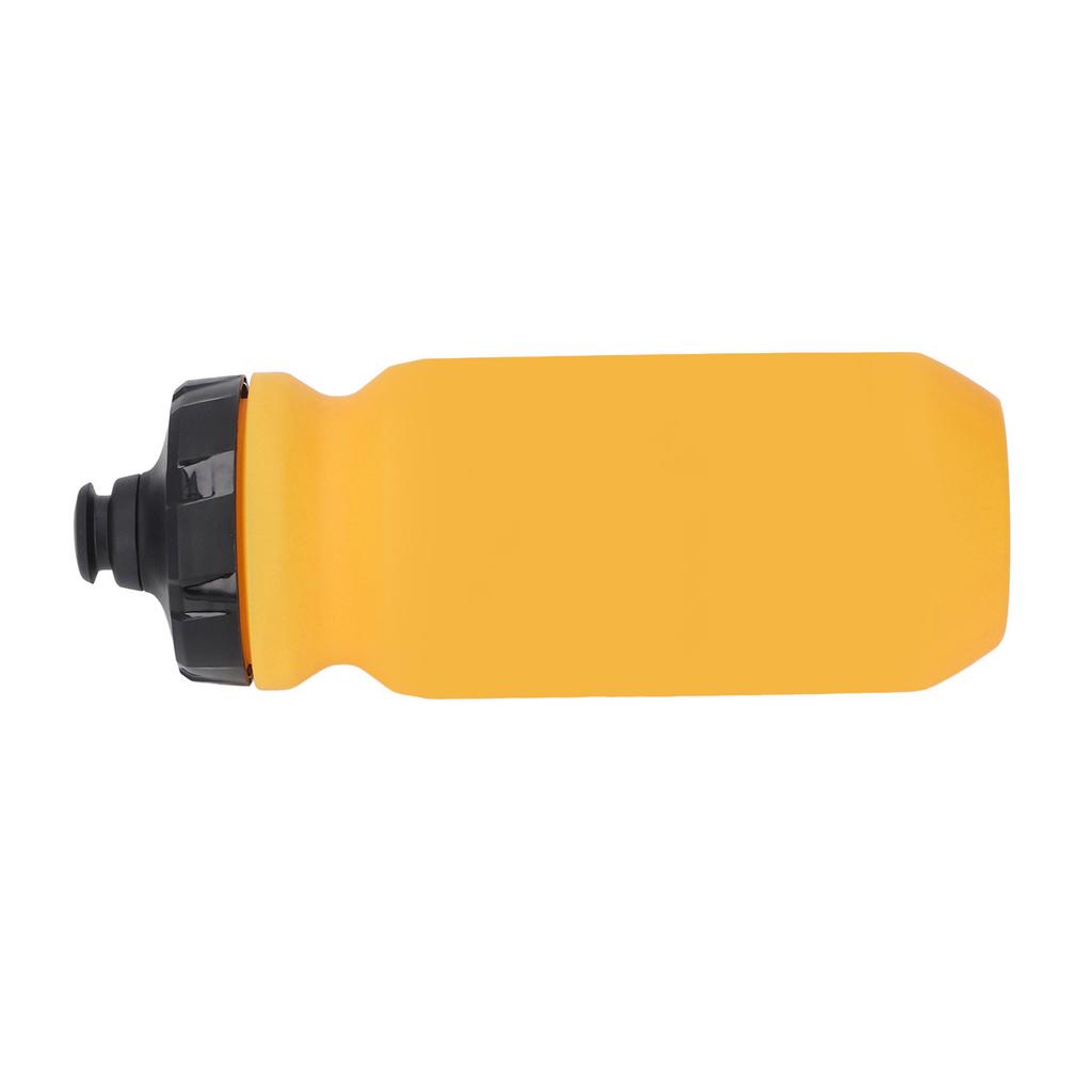 Cycle Water Bottle 610ml Large Capacity Portable PP Cycling Sports Squeeze Bottle for Outdoor Yellow