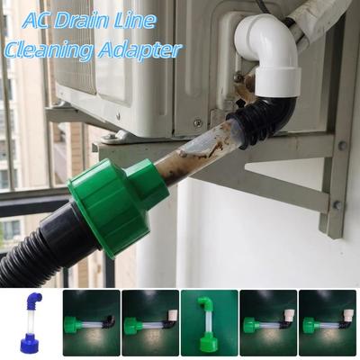 Desatascador de Drenaje de Condensado Universal para Aire Acondicionado, Herramienta Conector de Vacío Transparente Visible para Sistema de Refrigeración