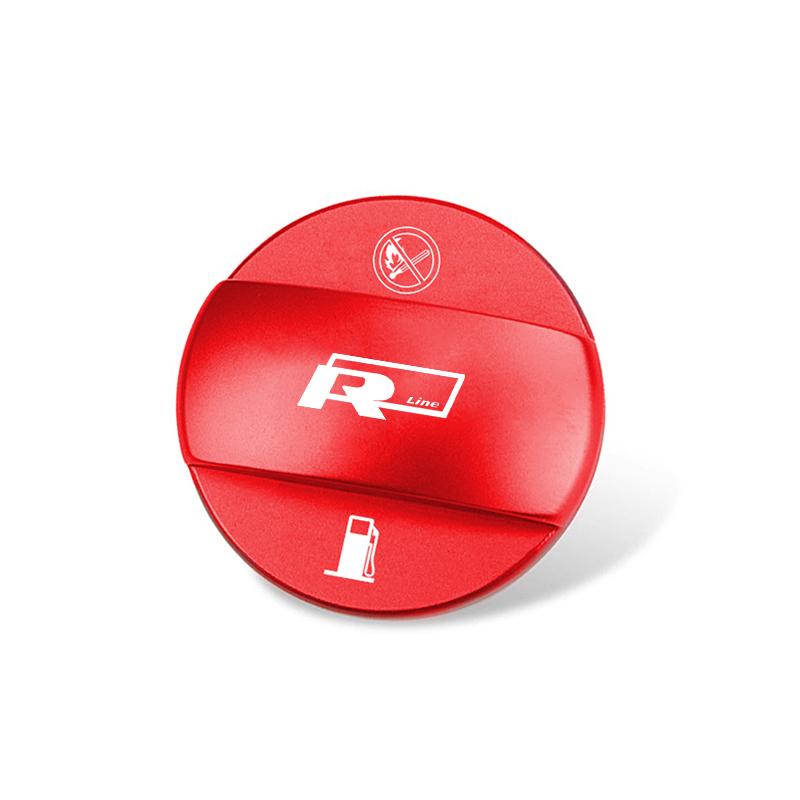 OBTLU1 Car Fuel Cap Aluminum Alloy Oil Box Lid Petrol Tank Cover For VW GTI Polo Golf Passat Tiguan Arteon Touareg Taigo Caddy Jetta CC