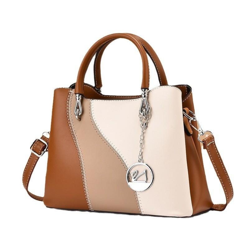 Stylish Medium Capacity Pu Tote Bag For Women With Versatile Design And Chain Detail