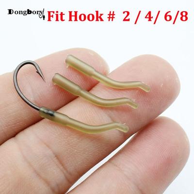 20PCS Carp Fishing Accessories Hook Sleeves Kicker Style Size  Line Aligner Hair Rigs Zig Rig Terminal Tackle Pop Up  Boilie