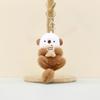 Otter Bag Charm Purse Decoration Plush Keyring Bags Accesories Cartoon Keychain for Women Kids and Animal Enthusiasts