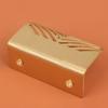 Leaf Shape Furniture Cupboard Cabinet Wardrobe Drawer Pull Knob Brass Handle