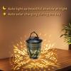 Solar Projection Light Garden Decor Solar Lantern with Butterfly Pattern Hanging Solar Wall Light Waterproof Backyard Patio Yard