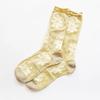 See-through glitter flower fashion socks rssw026