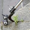 Vertical Manual Weeding Tool with Wheel,Garden Gap Weeding Hook, for Lawn, Yard, Backyard, and Driveway Maintenance, Handheld Gap Weeding Tool