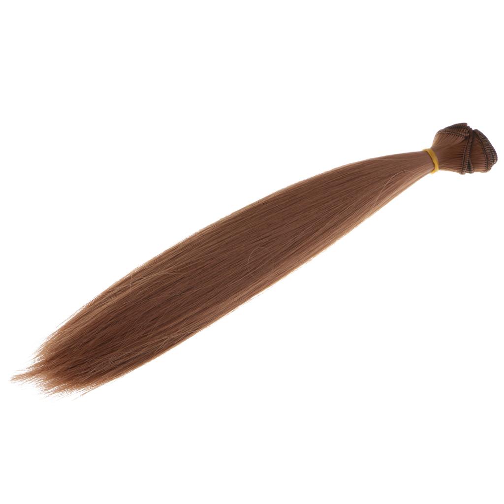 Doll Hair Bulk Wigs Synthetic Craft Hair Hairpiece for Dolls Making Supplies