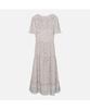 Thursday Island Flower V-Neck Border Mix Dress_T254Mop251W