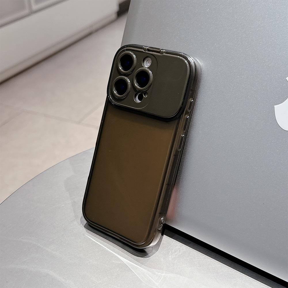 Candy Color Mirror Stand Holder Transparent Phone Case For iPhone 7 8 11 12 13 14 15 16 Plus Pro X XS XR Max