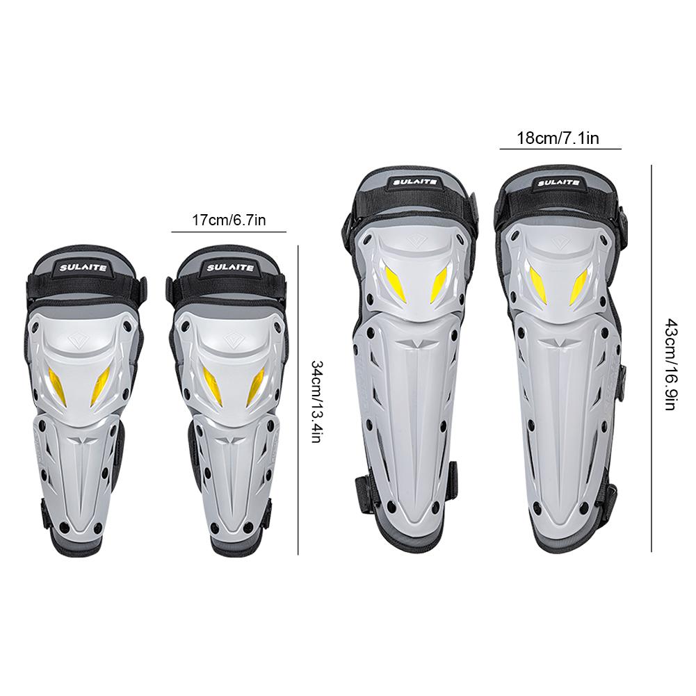 Protector de rodillas transpirable todoterreno para motocicleta, protector de codos para ciclismo y carreras.