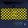 Borussia Dortmund Large Gaming Table Cushion Non-slip Laptop Tablet Big Mousepad XXL Mat Mini PC Playmat With Lock edge