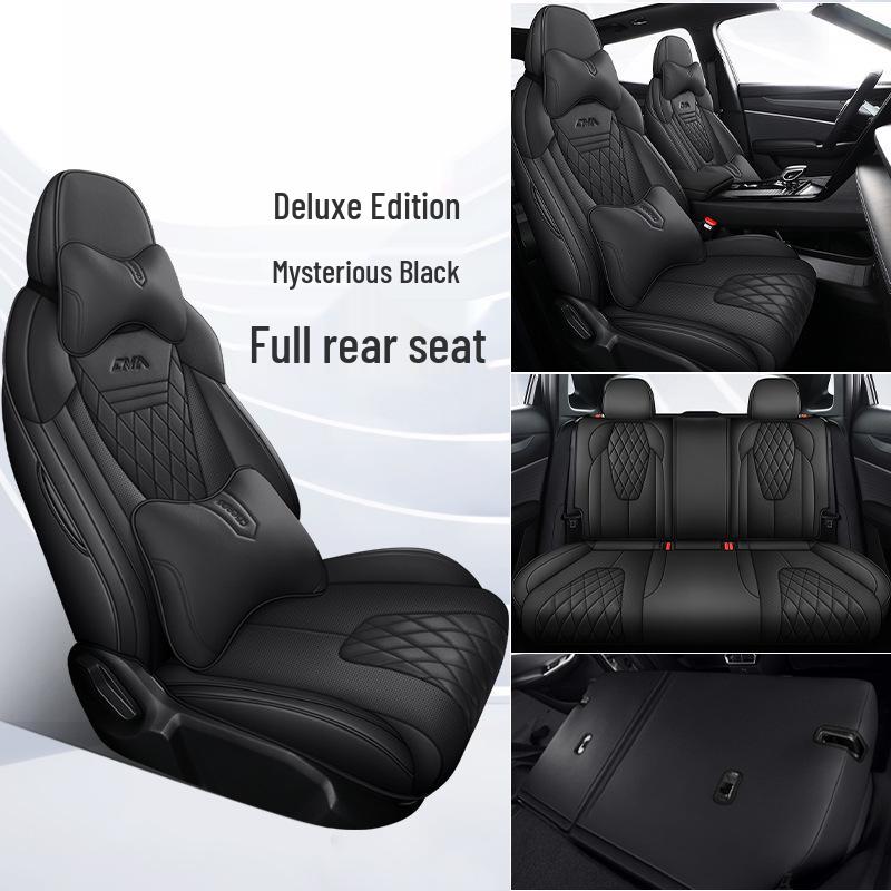Boyue COOL All-Season Full Leather Car Seat Cover for Five-Seater Models