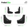 4PCS Car Mud Flaps Splash Guards Mudguards Car Mud Flaps Compatible with Trumpchi GS4 2018 2019
