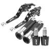 For Honda PCX 125 PCX125 PCX150 Motorcycle Adjustable Folding Brake Clutch Levers Handgrip Handlebar Grips Ends Accessories