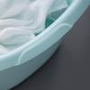 Camellia Large Thickened Plastic Laundry Basin with Washboard, 2-Pack