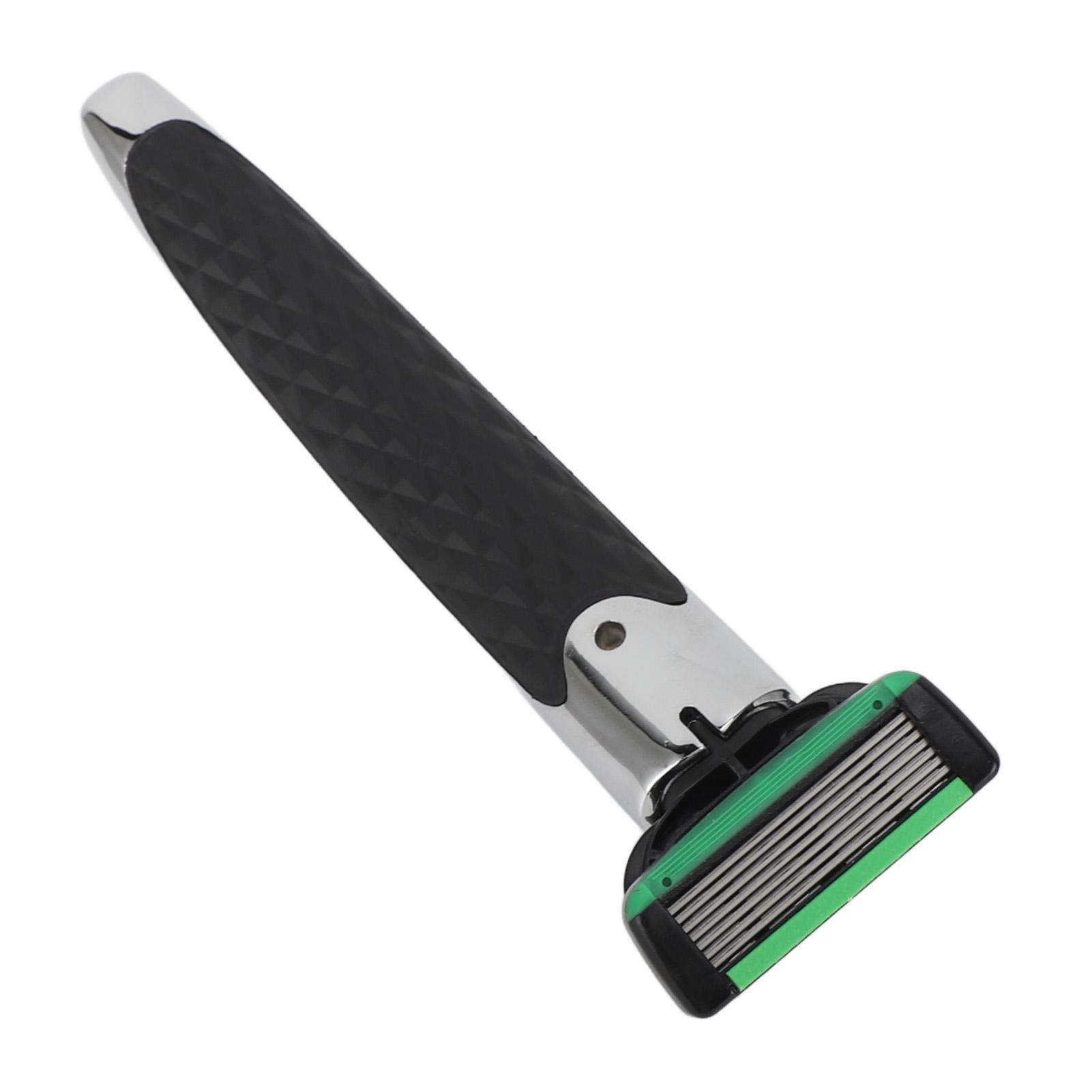 

Безопасный триммер для бороды, 7 слоев, ручной триммер для бороды, сменная металлическая режущая головка, уход за усами