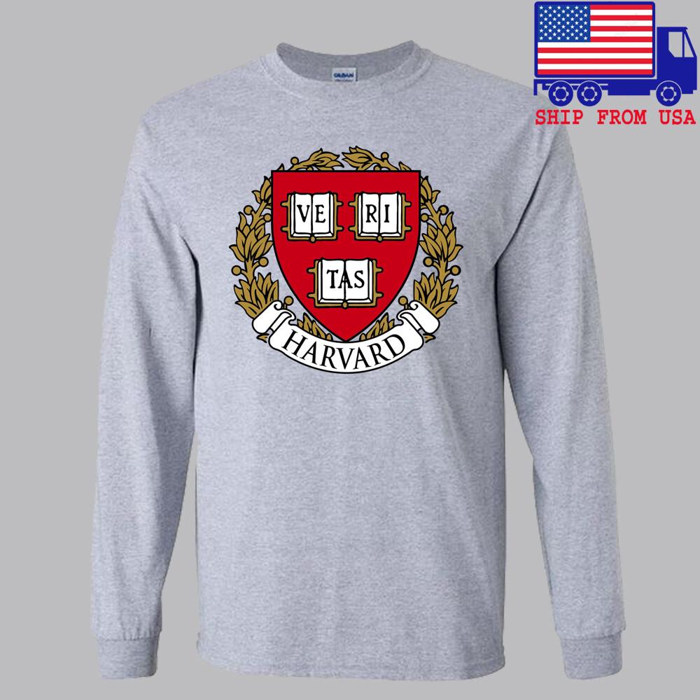 Harvard University College Grey Size S2XL Unisex T-Shirt M