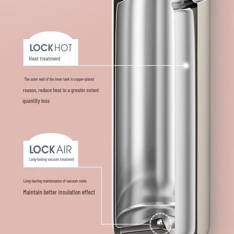 LocknLock 316 Stainless Steel Vacuum Insulated Travel Mug
