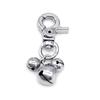 Pet Collar Bells Jingle Bells for Dog Collars Cat Collar Pendant Cat Tag Clip Dog Collar Charms Antilost Pet Collar Clip