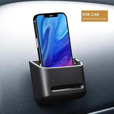 Car Storage Box For Coin Card Mobile Phone Holder Auto Interior Supplies Sundries Bracket Soft PVC Car Organizer Box Accessories