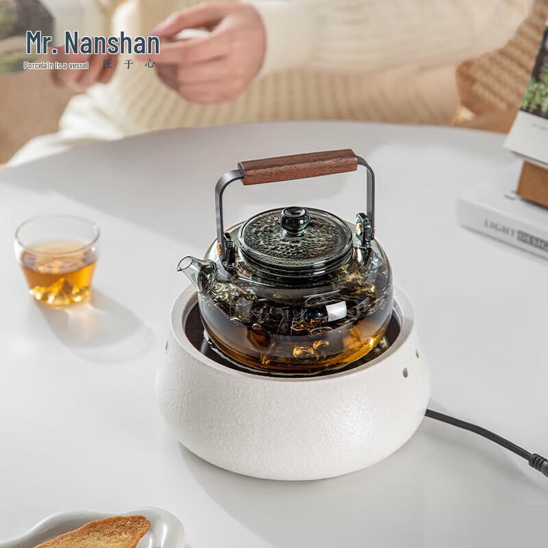 Heat-Resistant Glass Teapot & Electric Ceramic Stove Set