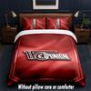 Union Berlin FC Design Bett Bettwäsche-Set 1 Bettbezug + 2 Kissenbezüge Weich Atmungsaktiv Haushalt Bettwäsche