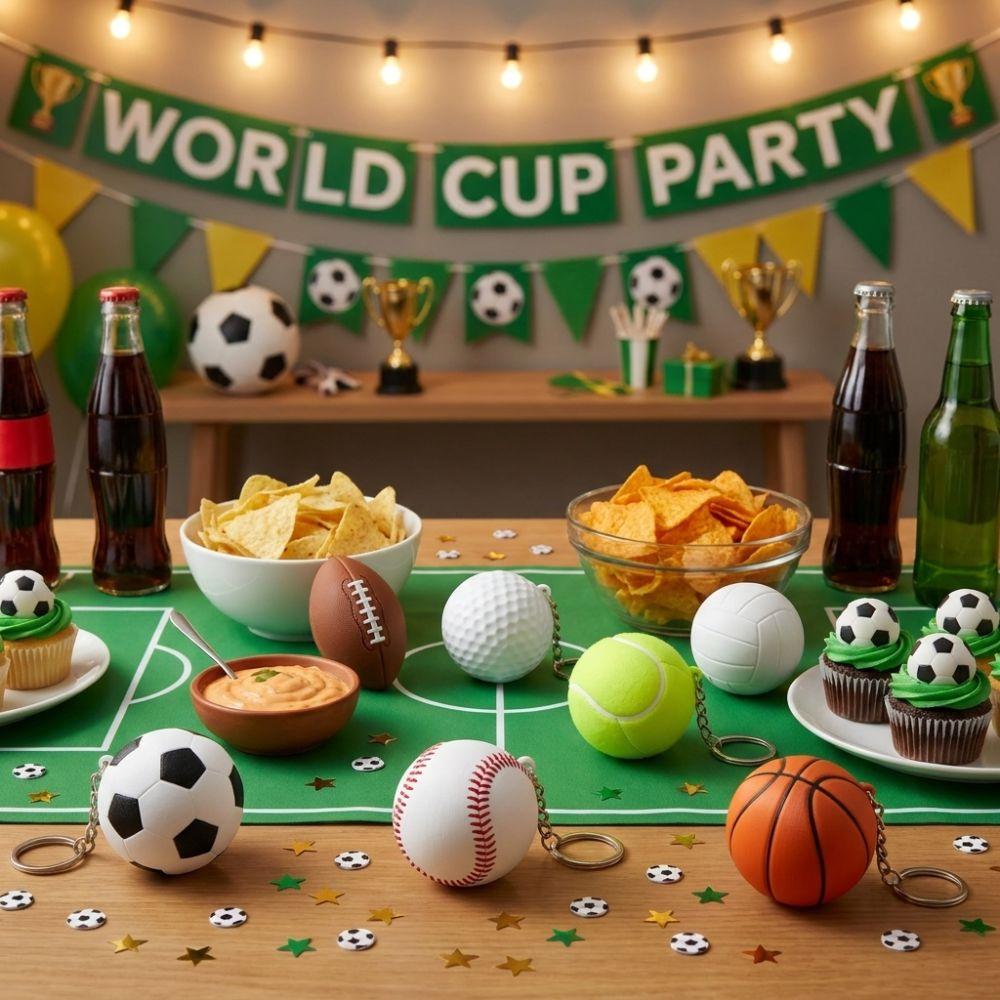 Sports Theme Sports Ball Bottle Opener Fan Gift Ball Key Chain Beer Cap Remover  Bar Accessories