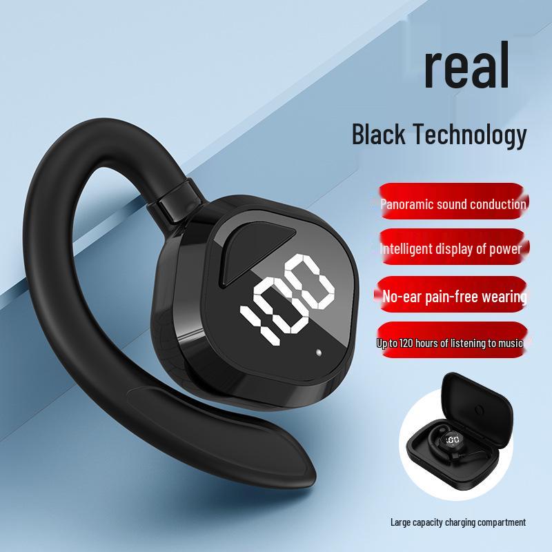 Cuffie In-Ear Bluetooth Wireless V58 con Cancellazione del Rumore, Display Digitale e Lunga Durata della Batteria per Sport e Viaggi