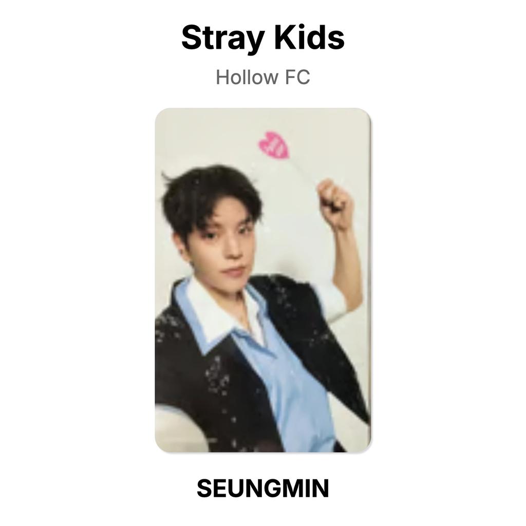 Stray Kids Hollow FC Official Photocard