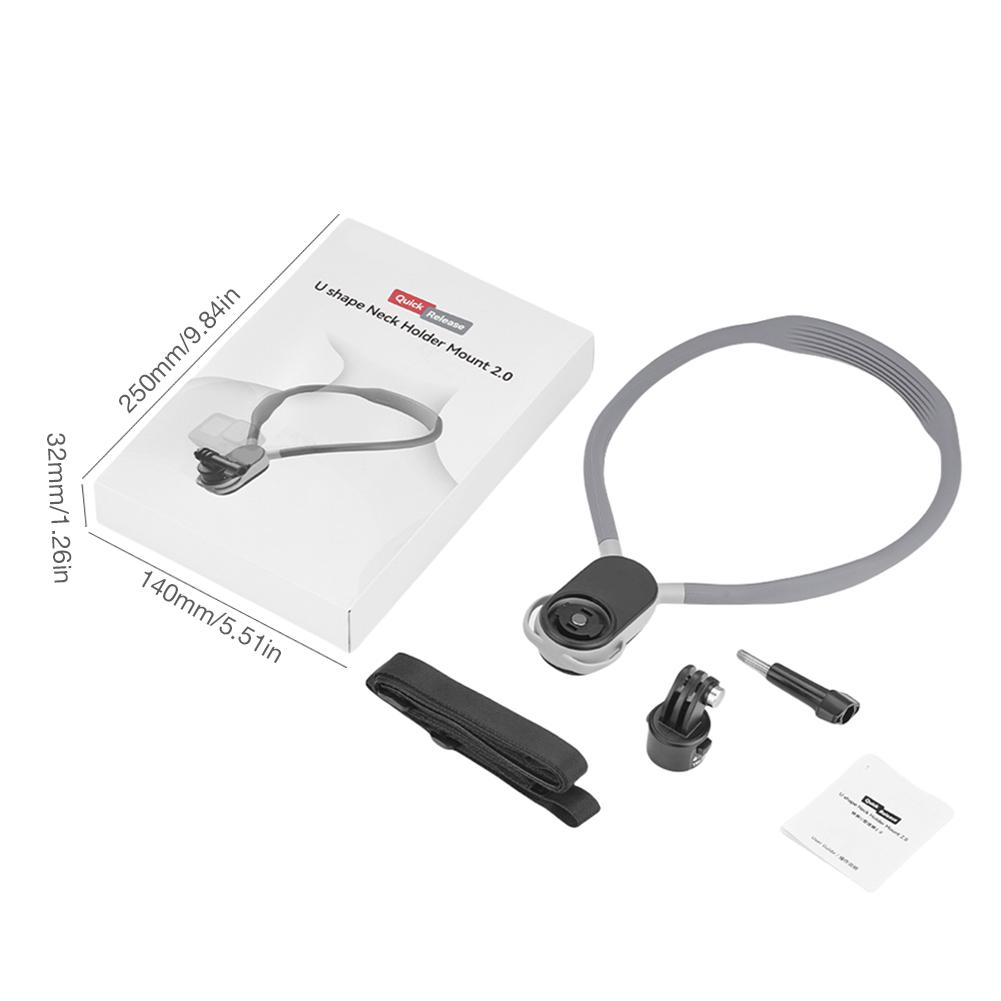 Nackenhalterung Freihändige Halskettenhalterung Kamera Brusthalterung Video-Vlog-Halskettenband für DJI OSMO Pocket 3 Action-Kamera