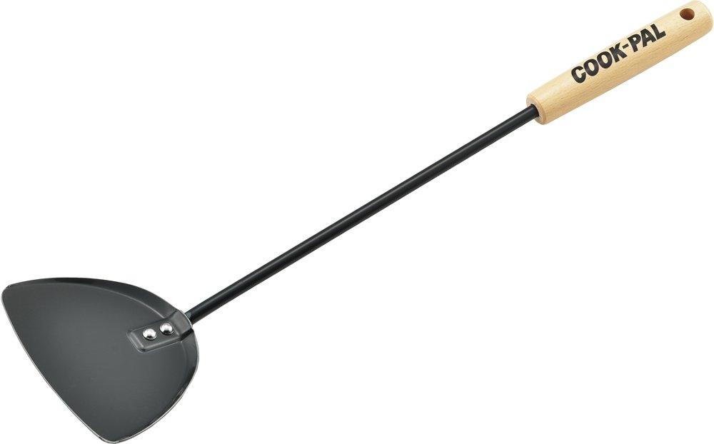 

Yoshikawa Turner, Black, 40.7cm, Made in Japan, Cookpal Chinese Spatula, YJ2488