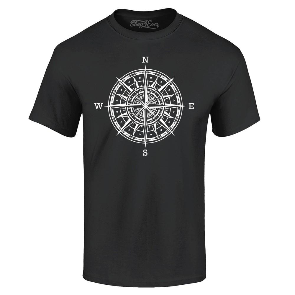 Compass Traveling North South East West T-shirt Vacation Shirts