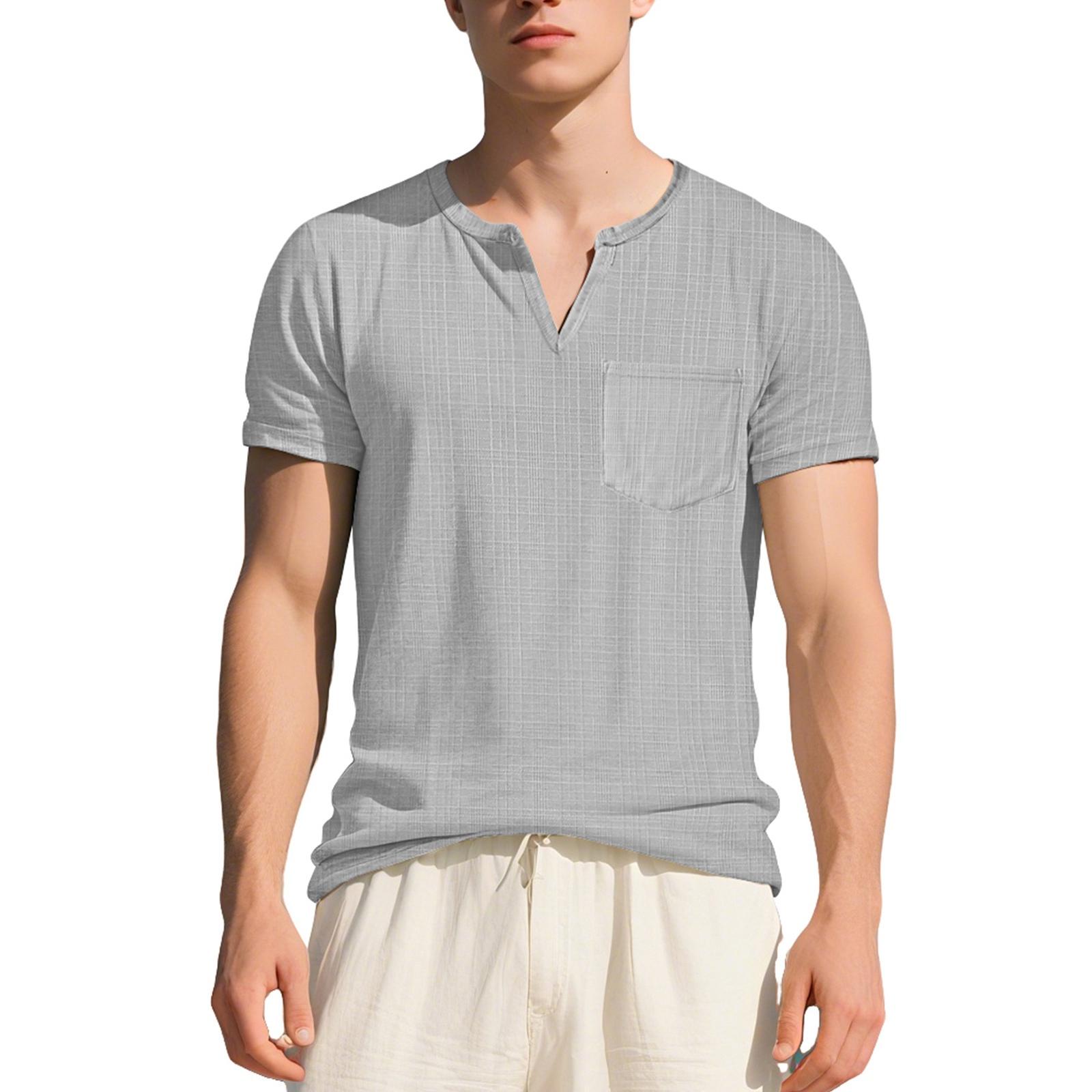 

Men s Imitation Leather Collar Breathable And Fitted Oversized Short Sleeve XXXL
