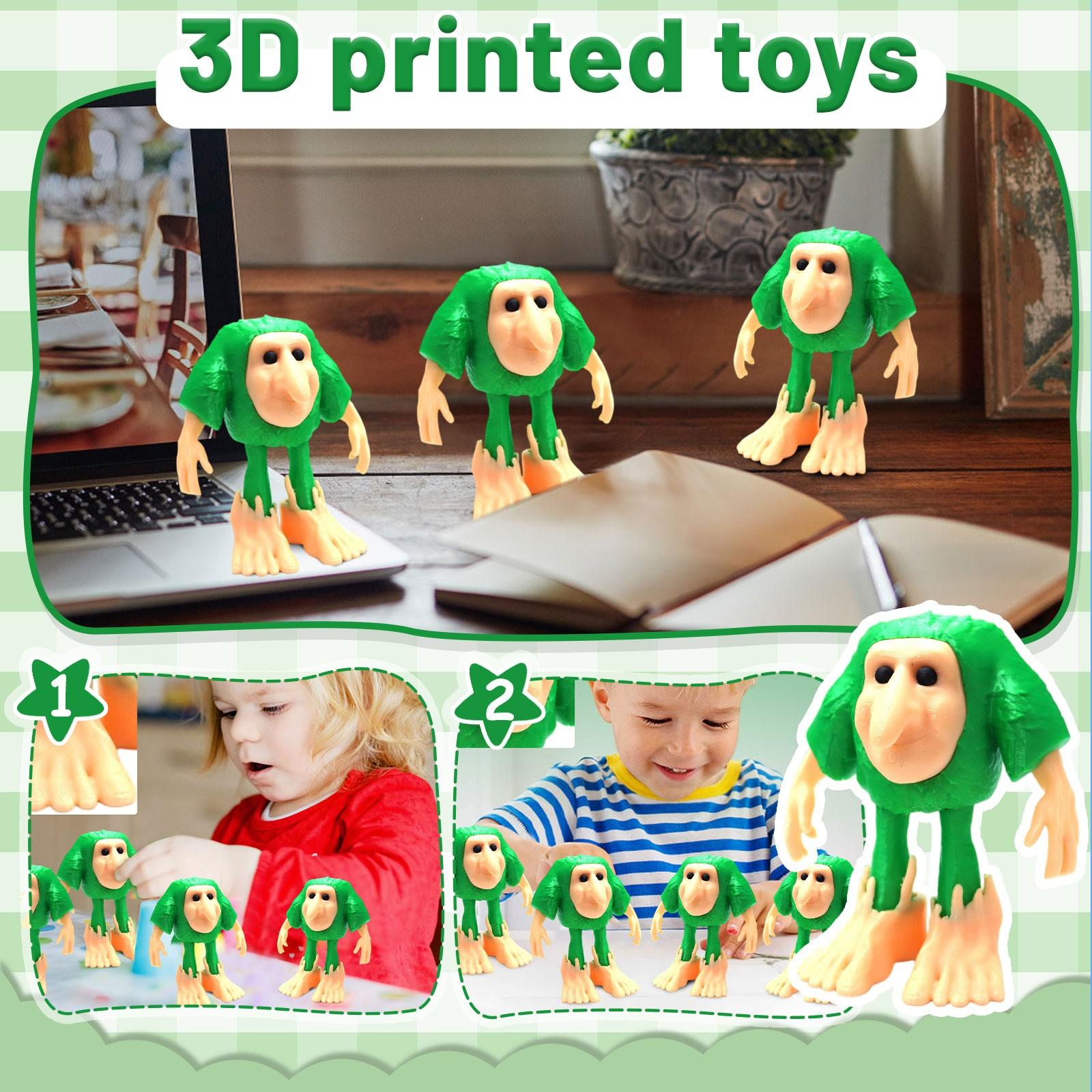 

3D Printed Arm Movable Tree People One Size зелёный